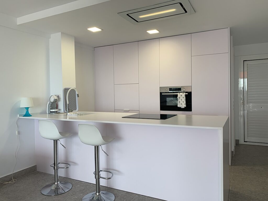 Reforma integral de cocina realizada por Fustecma