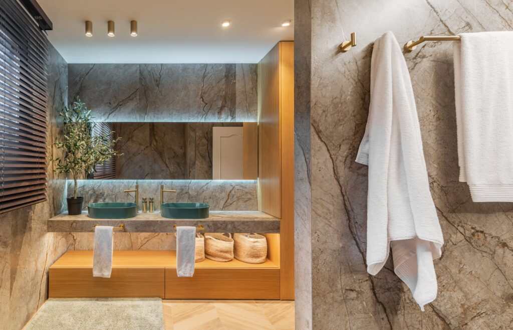 Vista del baño principal