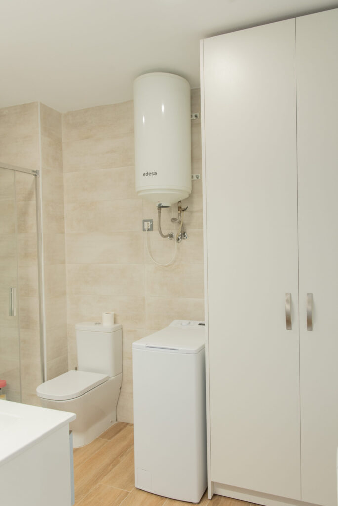 Detalle del estudio reformado en El Grau de Castellón