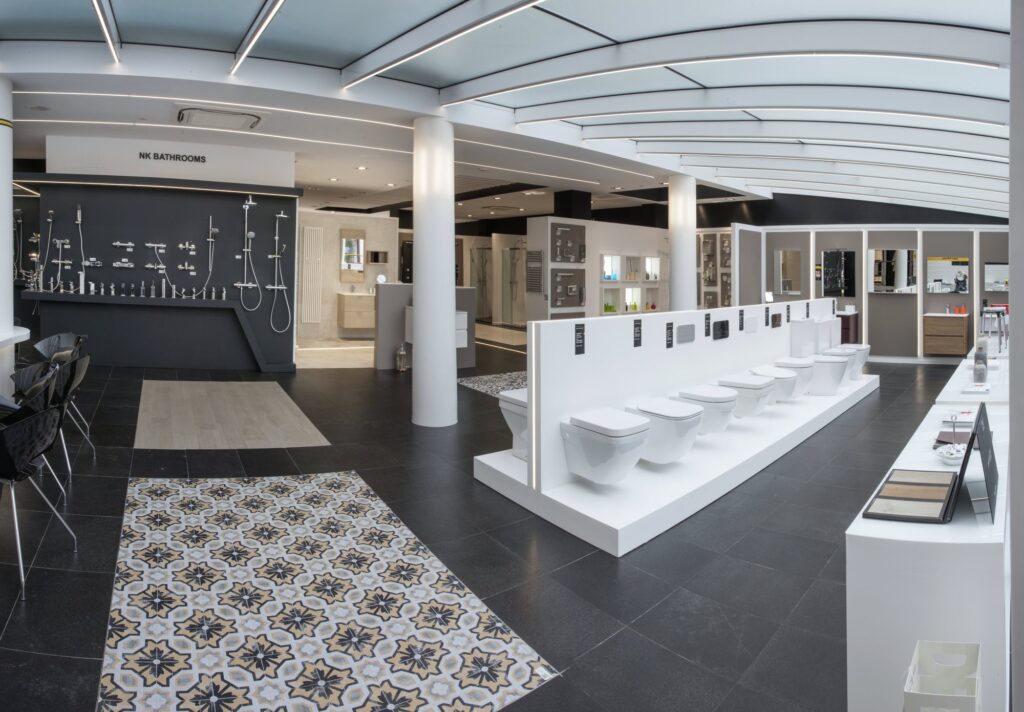 Vista general del showroom de Jorge Fernández en Vitoria-Gasteiz