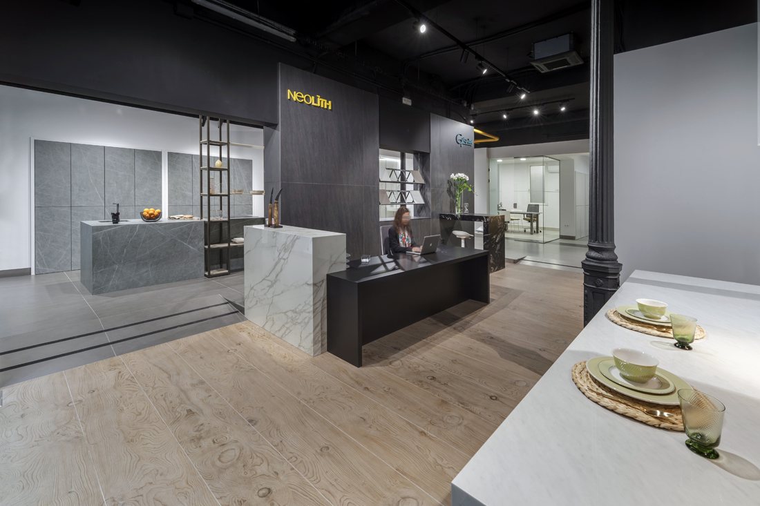 Vista general del showroom de TheSize en Madrid