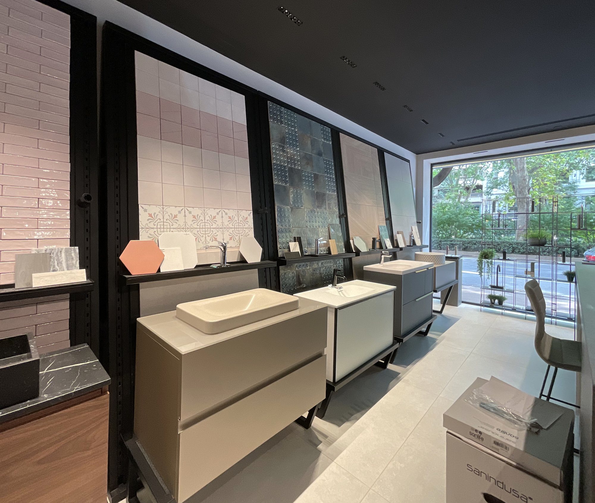 Lineal de muebles de lavabo